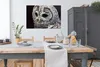 MuchoWow® Poster Waldkauz auf schwarzem Hintergrund 120x80 Produktbild-Vorschau 3