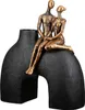 Casablanca by Gilde Vase Frau, Mann Movement schwarz H. Produktbild-Vorschau 1