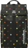 A black shopping trolley with colorful polka dots and the brand name 'reisenthel' printed vertically on the side. Podgląd zdjęcia produktu