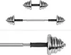 Verchromte Gusseisen-Hanteln mit Stange, 20 kg Rebel-Set, Produktbild-Vorschau 5