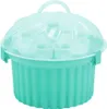evym Muffin-Cupcake Box Mint, rund aus Kunststoff | Produktbild-Vorschau 1
