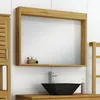 Miroir de salle de bain Teako Design Septimia avec tablette Voir les images du produit 2