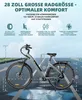 E-Bike für Herren Damen, 28Zoll Aluminium Elektrofahrrad Produktbild-Vorschau 5
