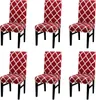 Stuhlhussen 6 Stück Elastische Moderne Beschützer Produktbild-Vorschau 1