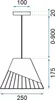 tooLight Pendellampe App229-1Cp Metall Grau 1-Lichtquelle Produktbild-Vorschau 6