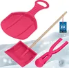 KOTARBAU® Schneespielset Schlitten mit Griff Poporutscher Produktbild-Vorschau 1