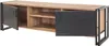 Cyprien - Meuble TV, 180x45x50 cm Chêne Marron, une Étagère Voir les images du produit 5