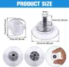 12 Stück Saugnäpfe mit Gewinde Ø25mm | Transparente PVC Produktbild-Vorschau 2