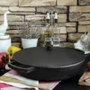 Ø36cm Gusseisenpfanne aus Gusseisen Bräter Schmortopf zwei Produktbild-Vorschau 5
