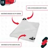 KOTARBAU® Plane mit Ösen 120 g/m2 Transparent 4x5 m Produktbild-Vorschau 4
