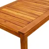 A close-up view of a wooden table. Podgląd zdjęcia produktu