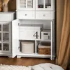 SoBuy FSB76-W Küchenschrank Hochschrank Produktbild-Vorschau 7