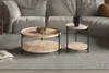 Couchtisch Davina | Ø80 x 40 cm | Old Oak Design Podgląd zdjęcia produktu 4