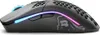 A side view of a black wireless gaming mouse with RGB lighting. Podgląd zdjęcia produktu