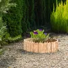 BOGATECO Beeteinfassung Holz Rollborder Holzlatten | Produktbild-Vorschau 5