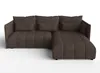 AX LIVING Ecksofa Braun mit Schlaffunktion und Bettkasten Produktbild-Vorschau 3
