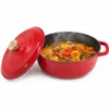 Garnek Żeliwny Emaliowany Z Pokrywą 28Cm 6L Pokka Indukcja Podgląd zdjęcia produktu 2