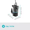 Gardena 9017-47, Unterwasserpumpe, 550 W, AC, 0,9 bar, Produktbild-Vorschau 9