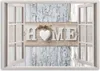 Leinwandbild fenster home inschrift herz shabby chic 60x40 Produktbild-Vorschau 3