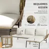 Outsunny 3-częściowy rattanowy zestaw mebli ogrodowych, Podgląd zdjęcia produktu 5