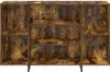 vidaXL Kredens dąb wędzony 120x30x75 cm materiał Podgląd zdjęcia produktu 5