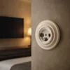 Prise d'antenne rétro encastrée en porcelaine 3 trous I PR1 Voir les images du produit 5