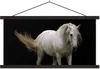 MuchoWow® Textilposter Pferde - Nutztiere - Schwarz 150x75 Produktbild-Vorschau 1