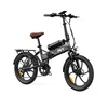 A black electric bicycle is shown against a white background. Produktbild-Vorschau