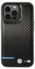 BMW Leather Carbon Blue Line - pouzdro pro iPhone 13 Pro Náhled obrázku produktu 3