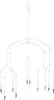 Hanging Photo Holder avec 10 clips en acier inoxydable Voir les images du produit 2
