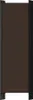 A brown room divider with black framing, shown in a studio setting against a white background. Voir les images du produit