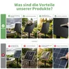 MIAJARD - Pompe solari a LED per laghetti, fontane solari Anteprima dell’immagine prodotto 6