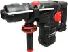 A black and red cordless rotary hammer drill is shown against a white background. Produktbild-Vorschau