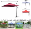 11-12ft Terrassenschirm-Moskitonetz mit Reißverschlusstür, Produktbild-Vorschau 8