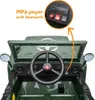 Detské elektrické vojenské auto Willys 12 V (1–6 rokov) – Náhľad obrázku produktu 7