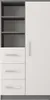 Étagère Étagère pour enfants Bibliothèque 80cm GRIS/BLANC Voir les images du produit 1