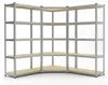 Ekspand | Sada skladových regálů – 150 × 75 × 30 cm – 5 Náhled obrázku produktu 10