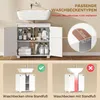 HOMCOM Waschbeckenunterschrank mit verstellbarem Regal und Produktbild-Vorschau 4