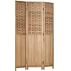 Homestyle4u Paravent Raumteiler 3 teilig Holz Trennwand Produktbild-Vorschau 11