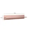A pink shelf with measurements indicated. Produktbild-Vorschau