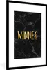 MuchoWow® Gerahmtes Poster Sieg - Gold - Marmor 60x90 cm - Produktbild-Vorschau 1