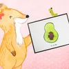 Mr. & Mrs. Panda Schreibunterlage Avocado Kern - Weiß - Produktbild-Vorschau 2