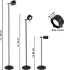 MeLiTec LED-Stehleuchte ST55, USB-C, aufladbar, moderne Produktbild-Vorschau 3