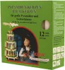 Candele piramidali 17/100 bianche – Set di 12 candele Anteprima dell’immagine prodotto 4
