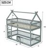 okwish Patrová postel 90x200 cm se schody, vysoká postel s Náhled obrázku produktu 7