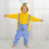 Onesie Kigurumi Pyjama Kostüm für Kinder Minions 140 Produktbild-Vorschau 2