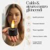 Meisterhome® XXL LED tea lights set di 4 - Candele senza Anteprima dell’immagine prodotto 5