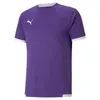 Puma Team League Jersey s krátkym rukávom - fialová / biela Náhľad obrázku produktu 1
