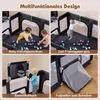 COSTWAY Laufstall Baby, Laufgitter mit Basketballkorb, Produktbild-Vorschau 5