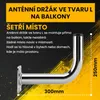 Extralink L300 Balkonový Držák na Satelitní Anténu 300 mm Náhled obrázku produktu 5